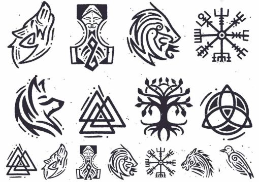 Símbolos de tatuajes celtas vikingos, tatuajes falsos vikingos de Like ink.