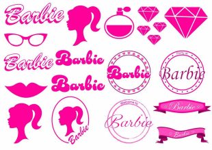 Tatuajes de Barbie. Logos de Barbie y otros tatuajes rosas que van bien si planeas disfrazarte de Barbie.